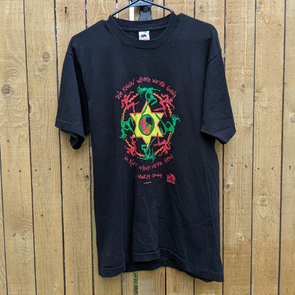 Bob Marley Exodus Vintage Graphic Tee